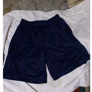 Nike Dri Fit Mens Shorts Size L Draw String Pockets Athletic Polyester Black